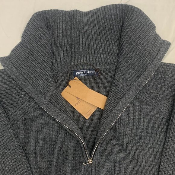 PJ PAUL JONES Men's Full Zip Cardigan Sweater - NWT - Picture 3 of 7